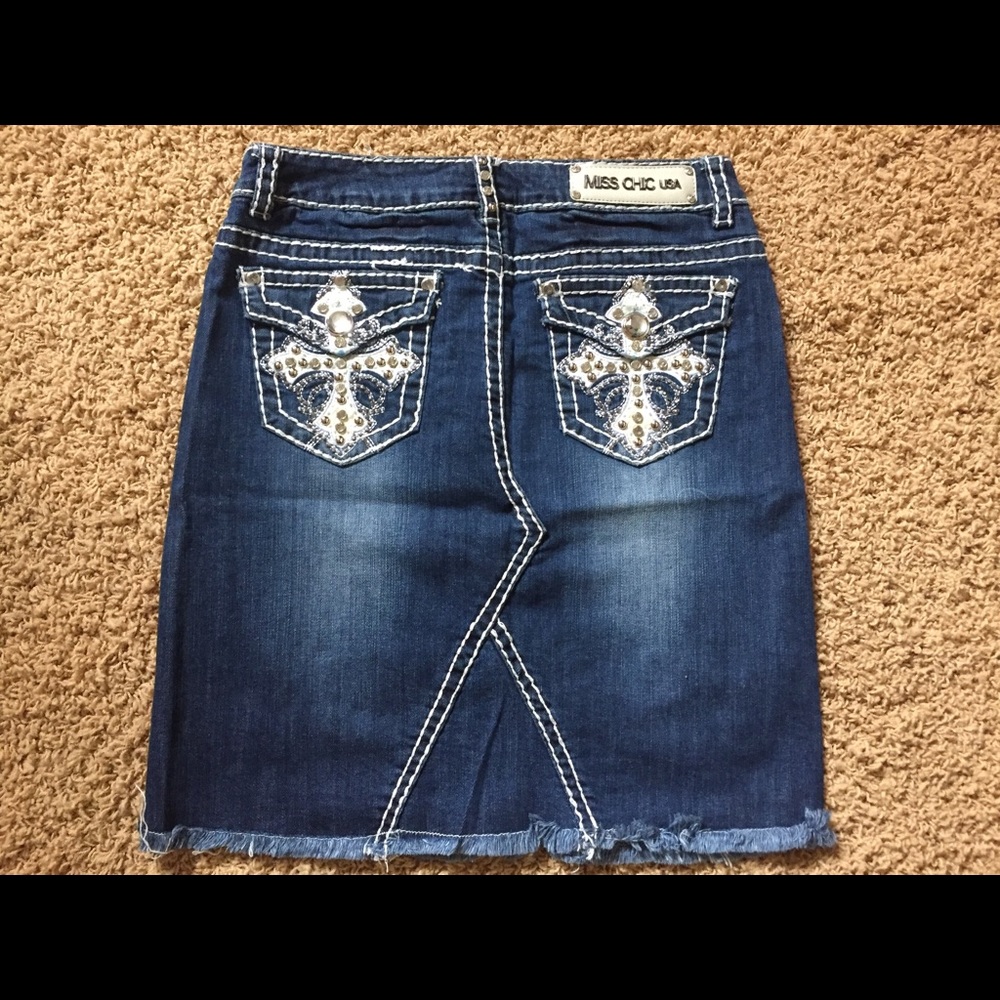 Miss Chic bling skirt, size L (approx 8)